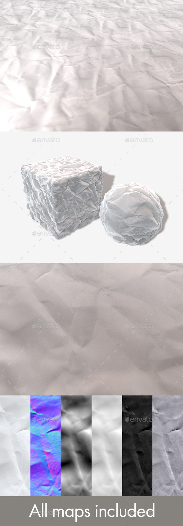 Crumpled Paper Seamless - 3Docean 14682599