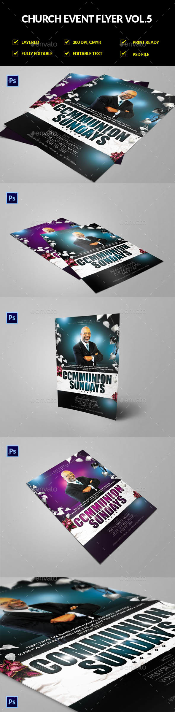 Church Event Flyer Vol.5 - Church Flyers