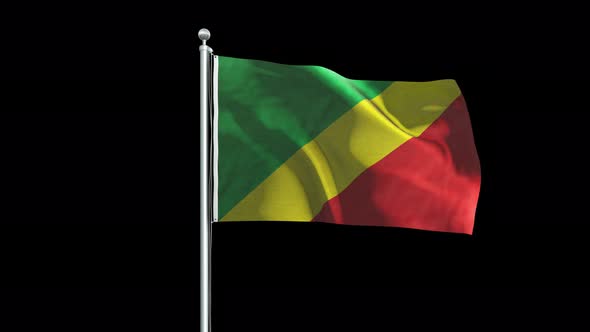 Congo Republic Flag Big