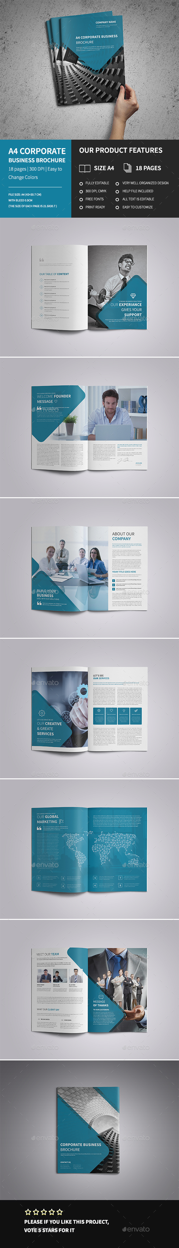 A4 Corporate Business Brochure - Corporate Brochures
