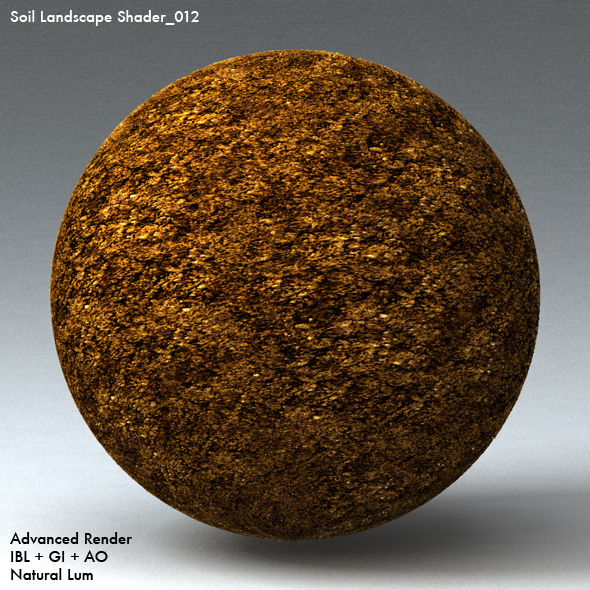 Soil Landscape Shader_012 - 3DOcean Item for Sale