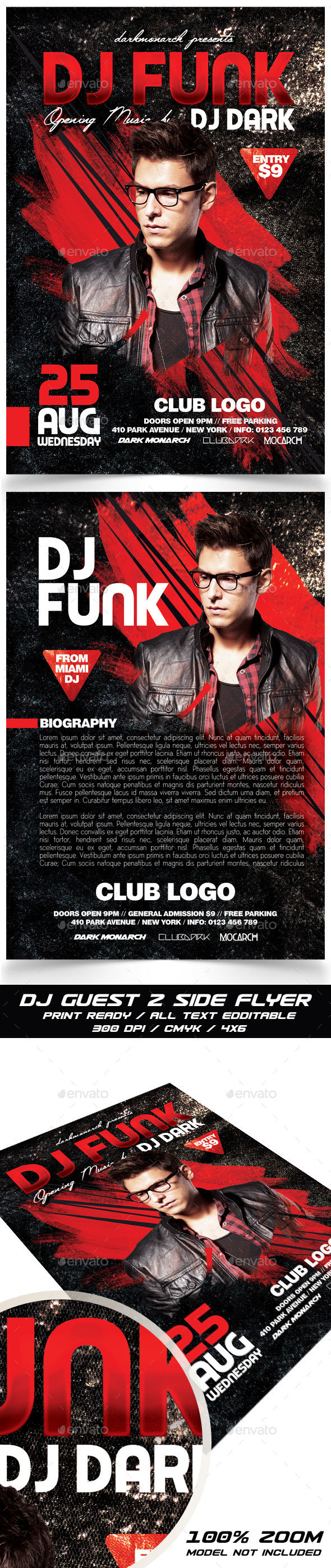 Dj Guest Flyer - Clubs & Parties Events