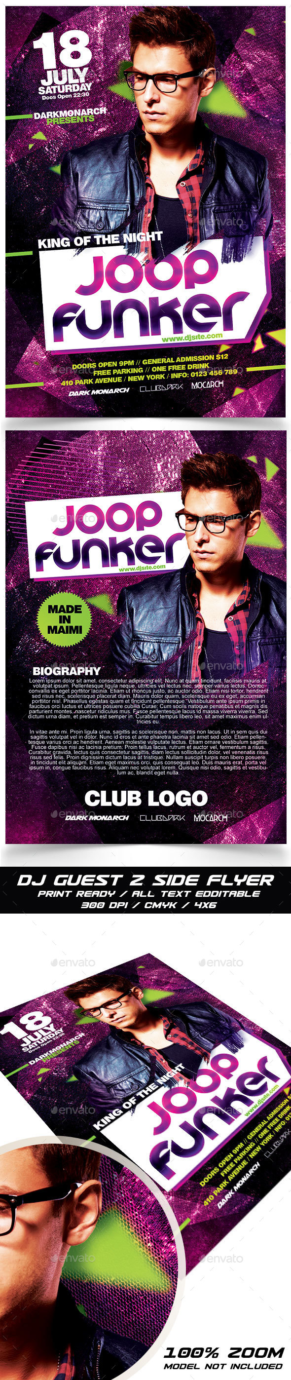 Dj Guest Flyer - Clubs & Parties Events