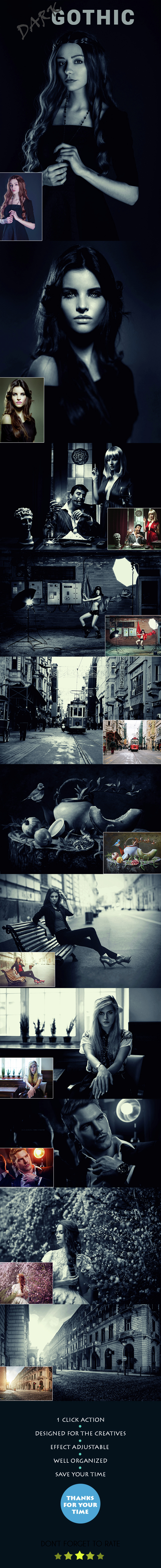 Dark Gothic Action - Photo Effects Actions