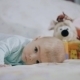 Tired Baby In Bed - VideoHive Item for Sale