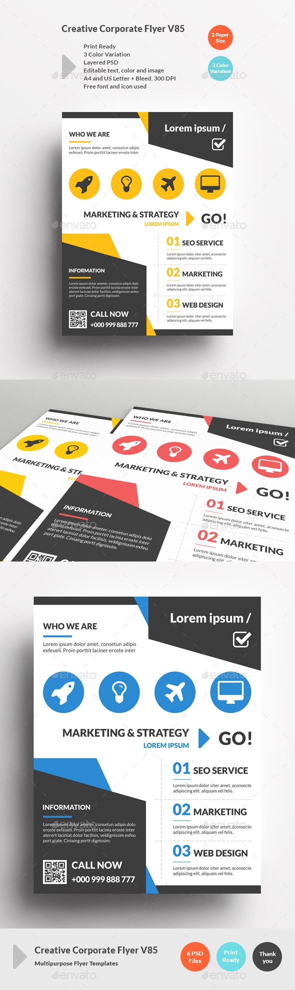 Creative Corporate Flyer V85 - Corporate Flyers