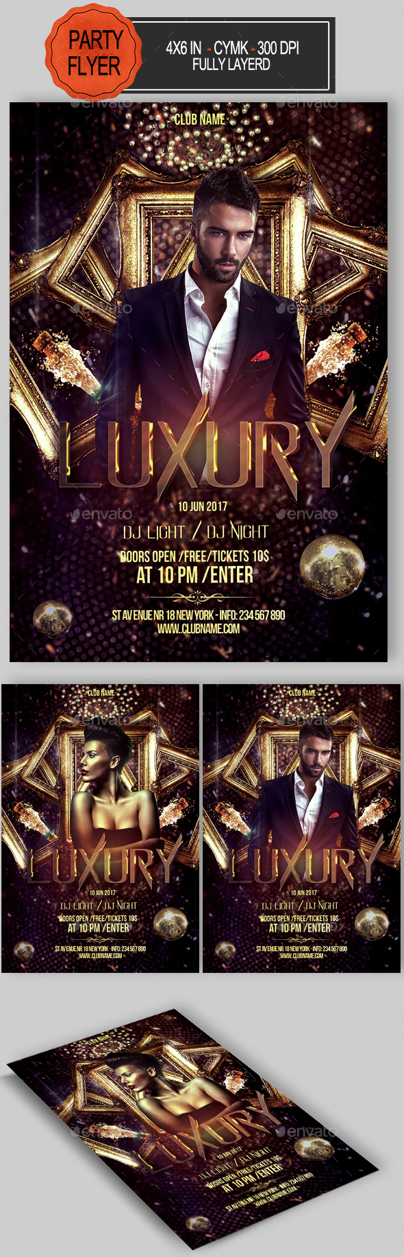 Luxury Party Flyer - Clubs & Parties Events