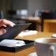 Male Hand Paying Bill In Cafe With Credit Card - VideoHive Item for Sale
