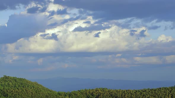 Beautiful Cloud Blue Sky with Clouds at Sunset alt