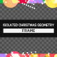 Isolated Christmas Geometry Frame - VideoHive Item for Sale