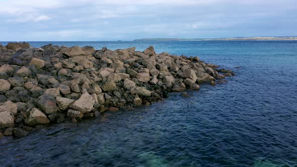 St Ives Cornwall England Aerial Drone Sc01