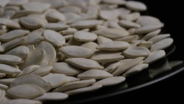 Cinematic, rotating shot of pumpking seeds - PUMPKIN SEEDS 038 alt