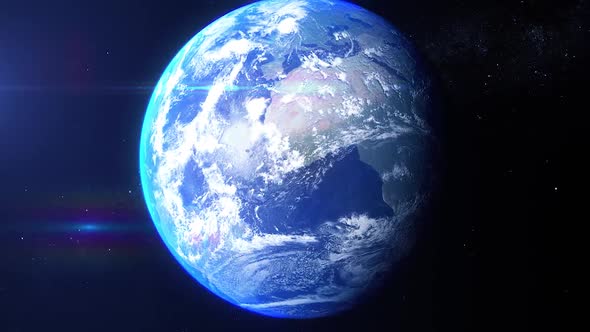 Realistic Earth Zoom Central United States alt