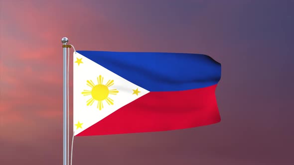 Philippines Flag 4k alt
