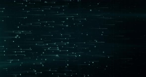 Abstract Digital Particles Background