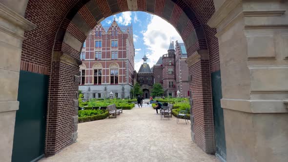 Entrance To The Rijksmuseum Amsterdam