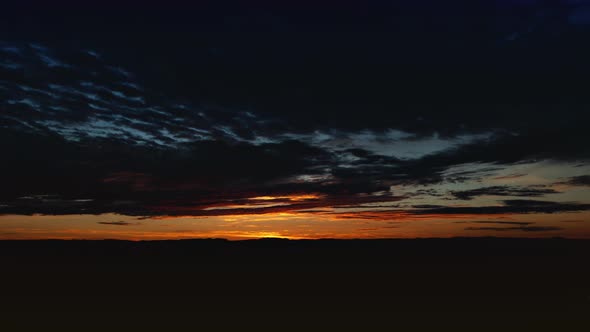 Brilliant Sunrise Over the High Desert Timelapse