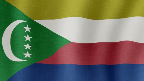 The National Flag of Comoros