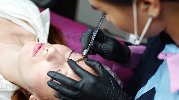 Procedure of Eyebrow Microblading alt