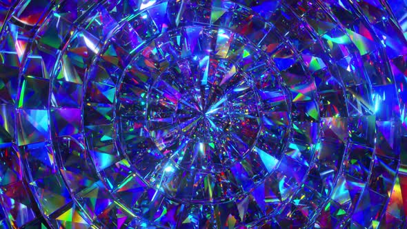 Abstract Diamond Circular Mosaic Moves in Wave Motions alt