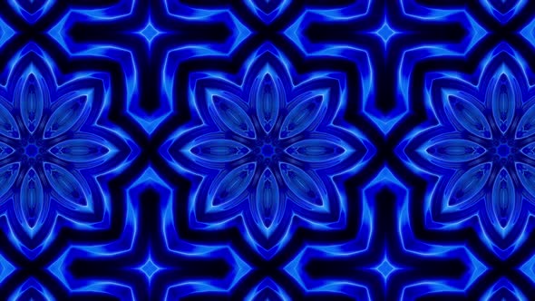 Blue Kaleidoscope Loop 4K 07 alt