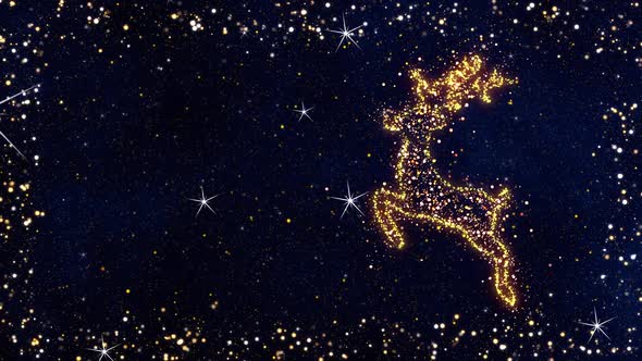 The Festive Glitter With Reindeer