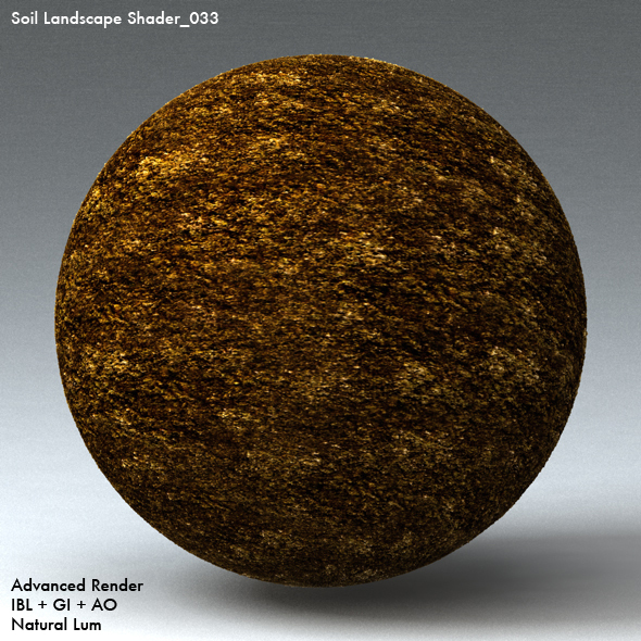 Soil Landscape Shader_033 - 3DOcean Item for Sale