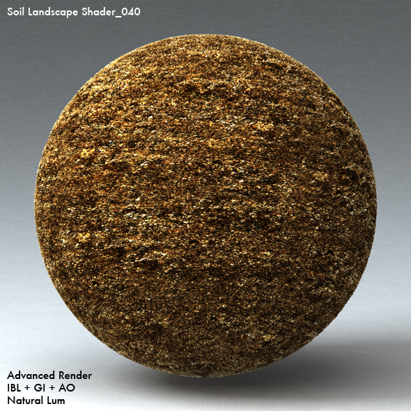 Soil Landscape Shader_040 - 3DOcean Item for Sale