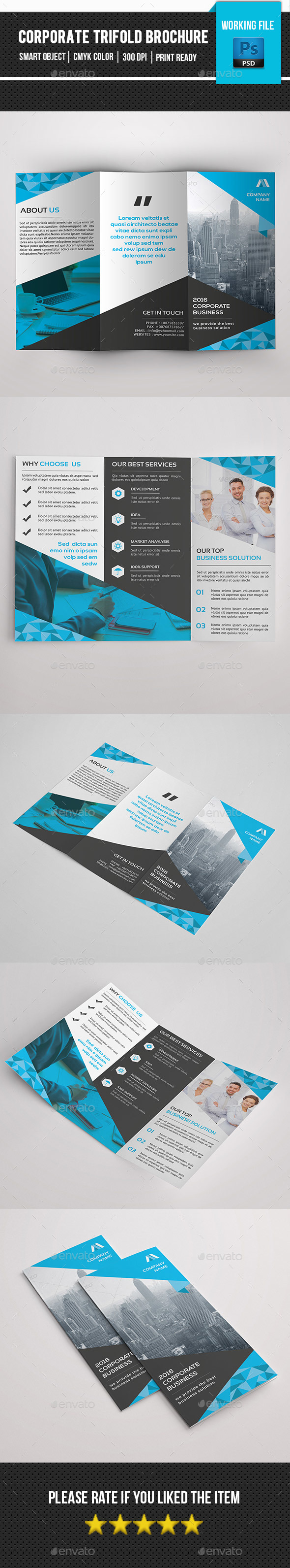 Corporate Trifold Brochure-V276 - Corporate Brochures