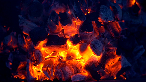 Fire Grill Coals 2