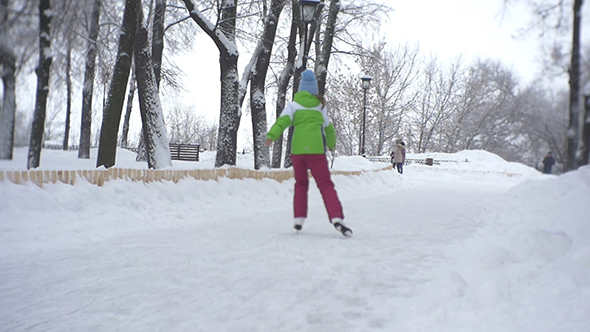 Ice Skating Children