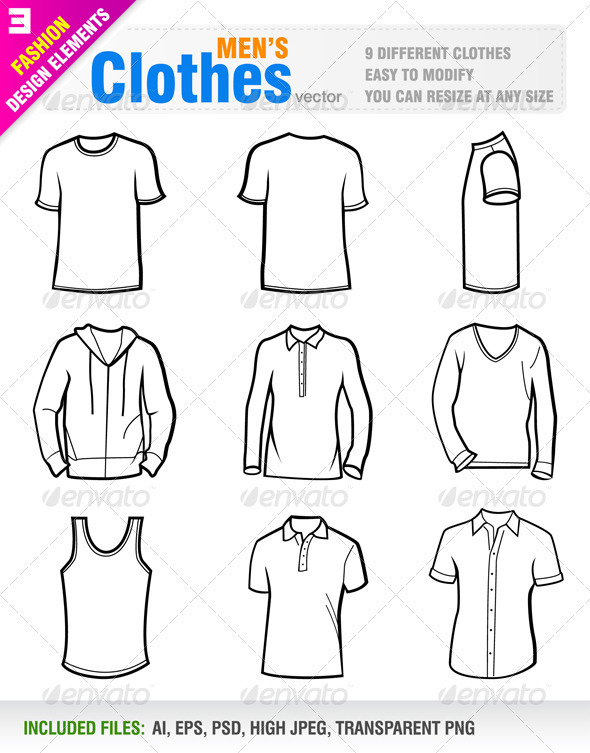 Men's Clothes by Jackrust | GraphicRiver