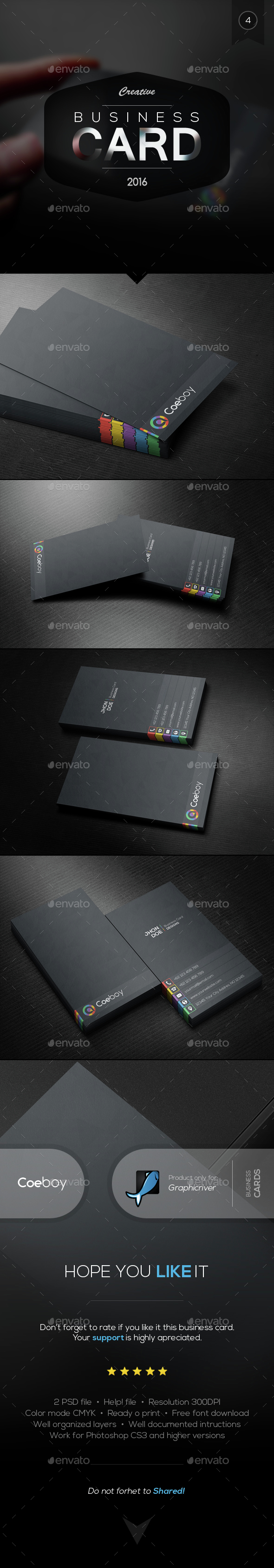 Creative Business Card Vol.4 - Business Cards Print Templates