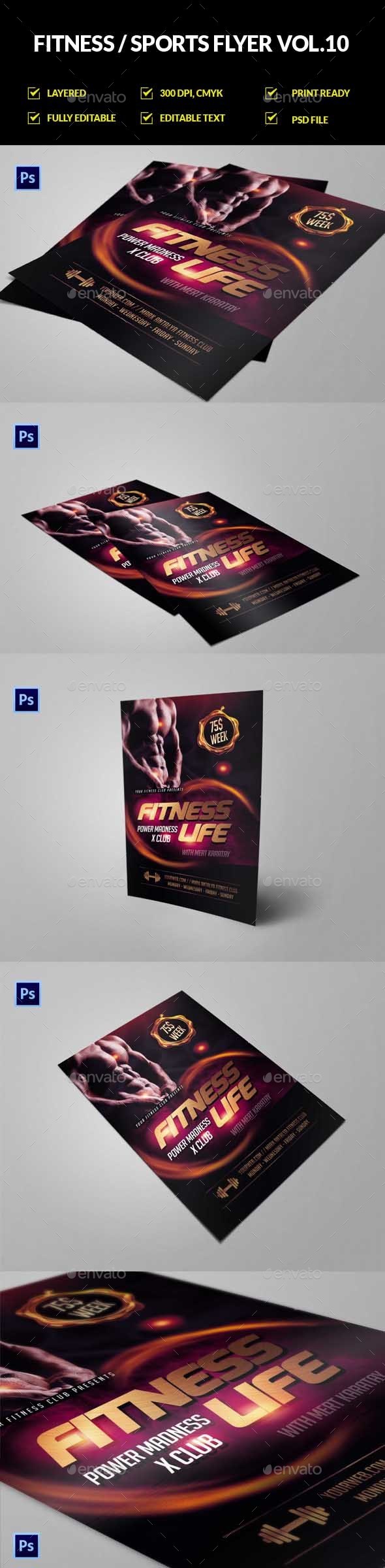 Fitness Flyer Vol.10 - Sports Events