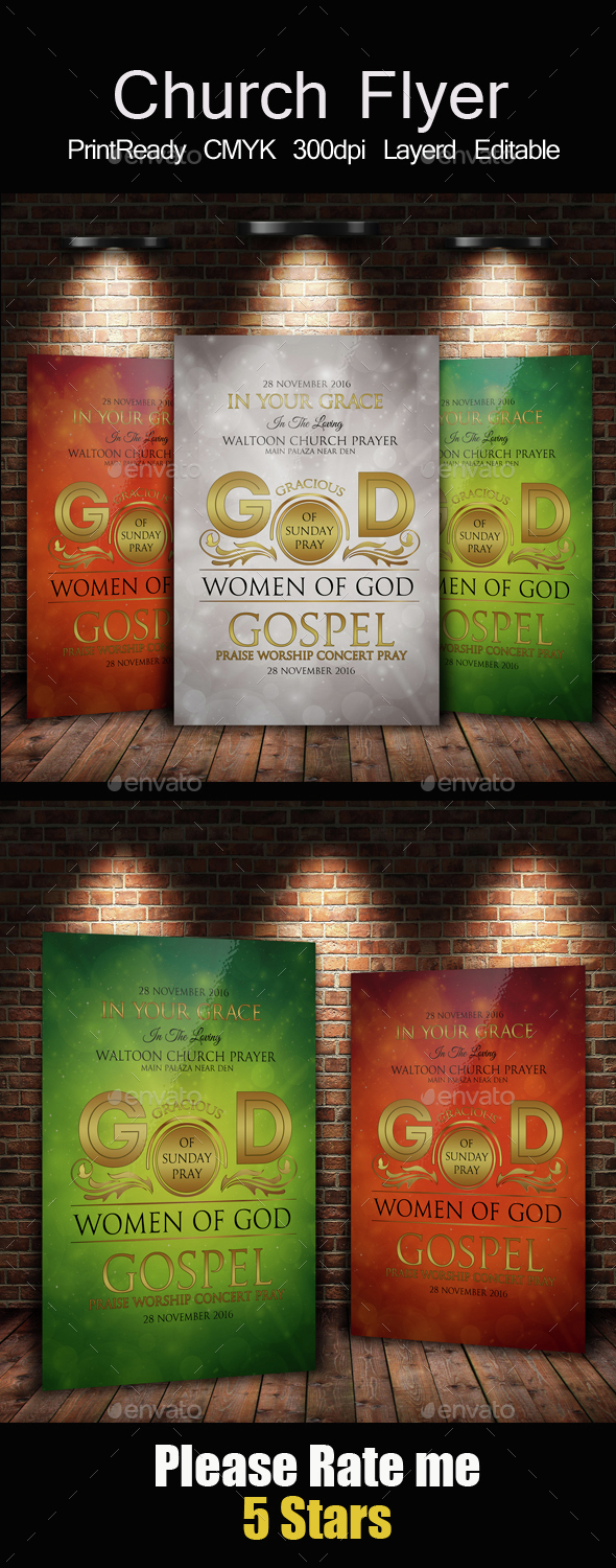 The Kingdom of God Church Flyer Template - Church Flyers