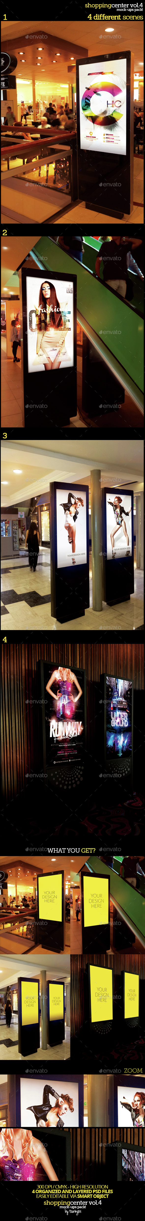 Shopping Center Vol.4 Mock-Ups Pack - Product Mock-Ups Graphics