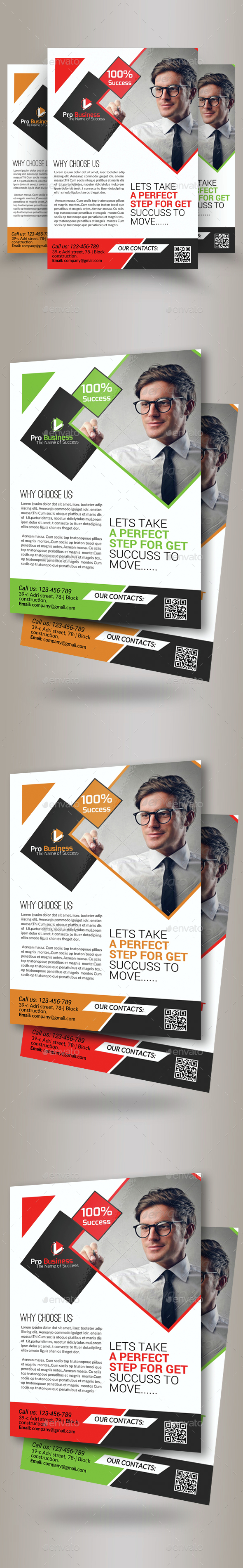 Marketing Consulting Business Flyer Template - Corporate Flyers