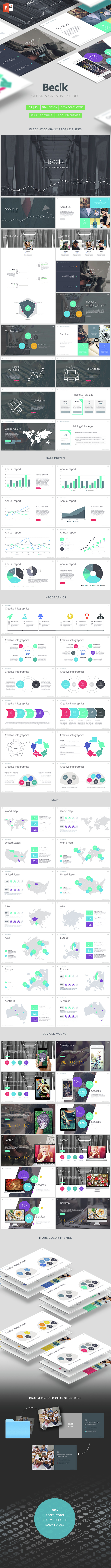 Becik - Creative Powerpoint Template - PowerPoint Templates Presentation Templates