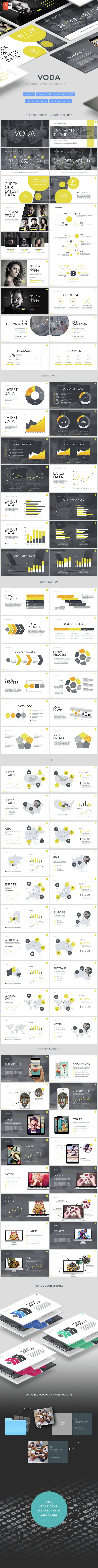 Voda - Creative Powerpoint Template - PowerPoint Templates Presentation Templates