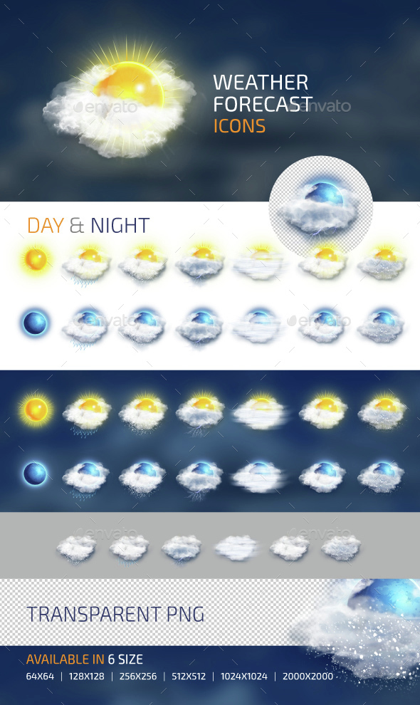 Weather Forecast Icons - Seasonal Icons