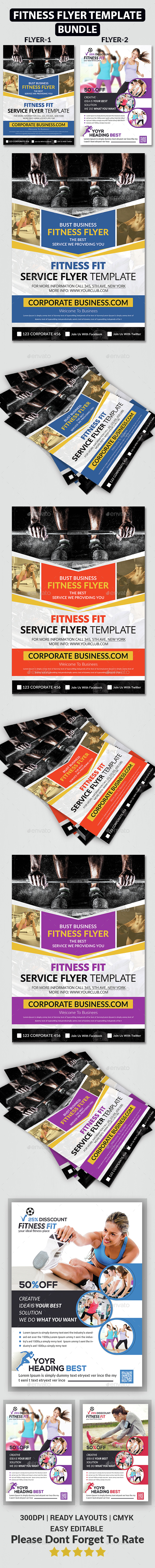 Fitness Flyers Bundle - Sports Events