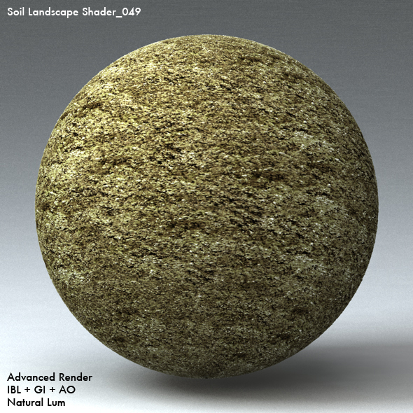 Soil Landscape Shader_049 - 3DOcean Item for Sale