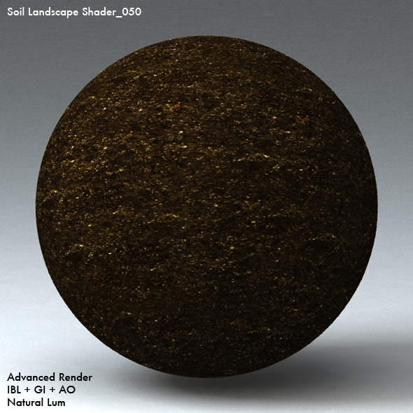 Soil Landscape Shader_050 - 3DOcean Item for Sale