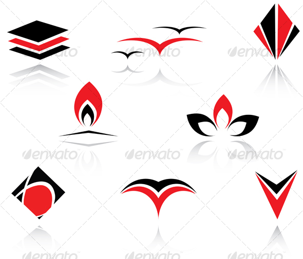 Set of symbols - Decorative Vectors