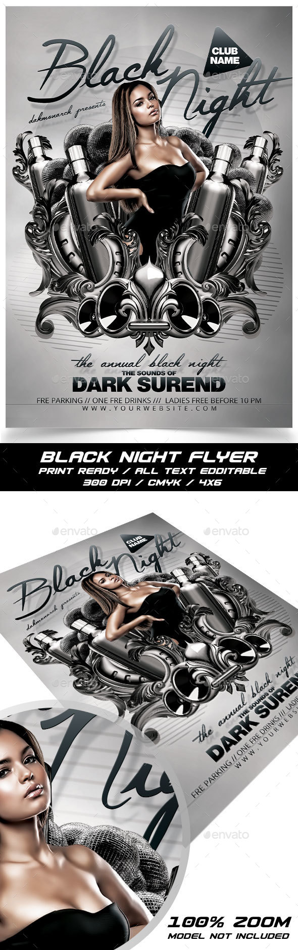 Black Night - Events Flyers