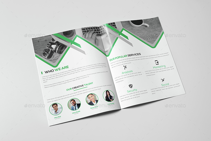 Corporate Bifold Brochure Template vol-22 by Elite_Designer | GraphicRiver