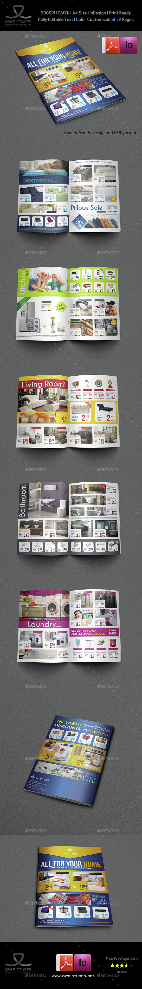 Products Catalog Brochure Template Vol3 - 12 Pages - Catalogs Brochures