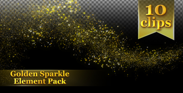 Golden Sparkle Element Pack
