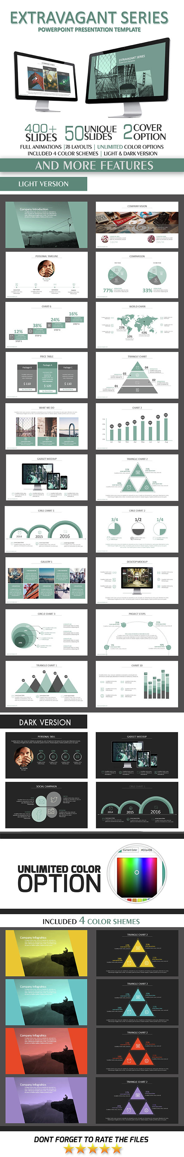 Extravagant PowerPoint Template - Business PowerPoint Templates
