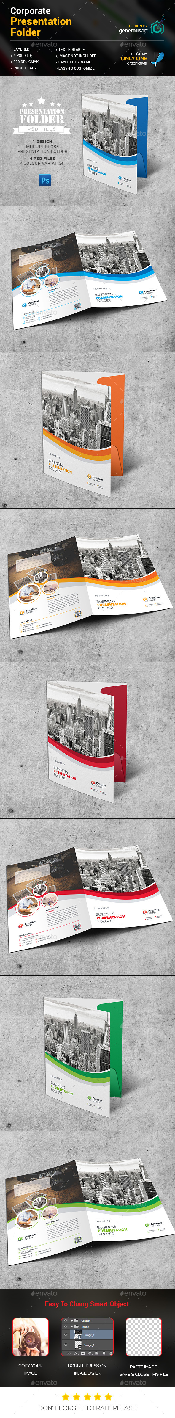 Presentation Folder - Stationery Print Templates